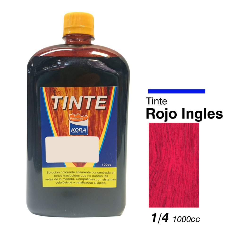 Tinte Rojo Ingles