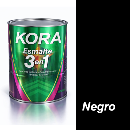 Esmalte 3en1 Negro K3N6
