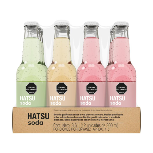 Display Soda Hatsu 300 ml x 6 Uds