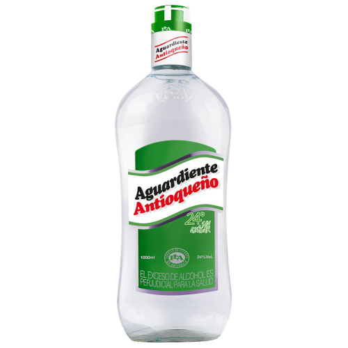 Aguardiente Verde Litro x 1000 ml