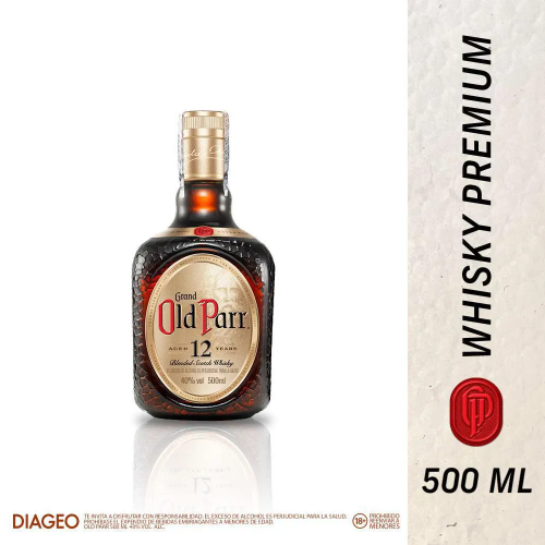Old Parr 12 años Media x 500 ml