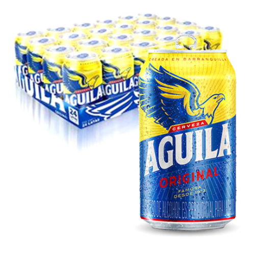 Caja Aguila Lata 330 ml x 24 uds