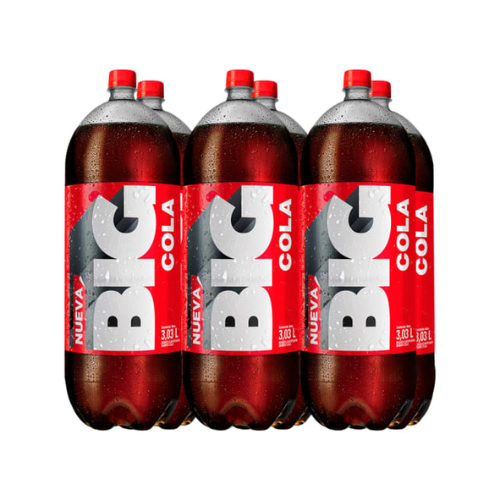 Display Big Cola 3030 ml x 6 Uds