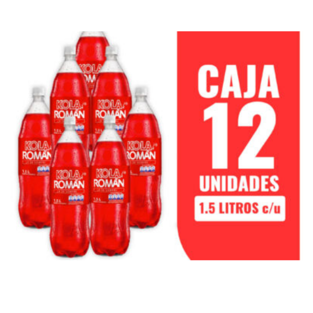 Display Kola Roman 1.5 Litros x 12 Uds