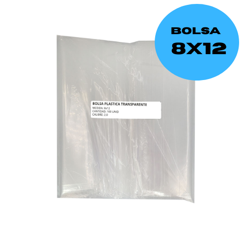 Bolsa 3 Libras Transparente 8x12