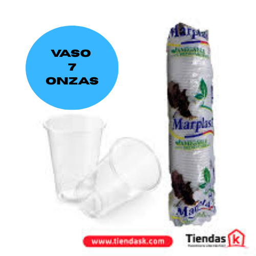Vasos 7 onzas x 50 uds
