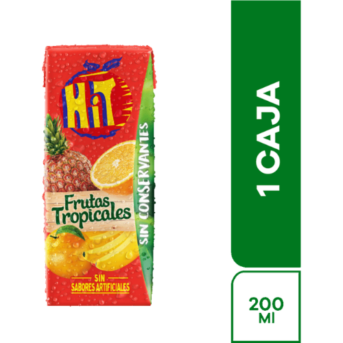 Cajita Jugo Hit Tropical x 200 ml