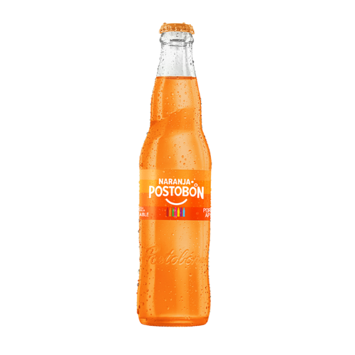 Postobon Naranjada Botella Retornable x 350 Ml