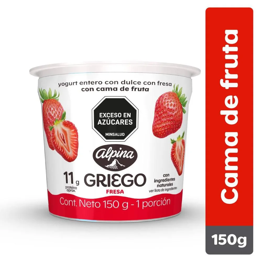 yogurt griego fresa