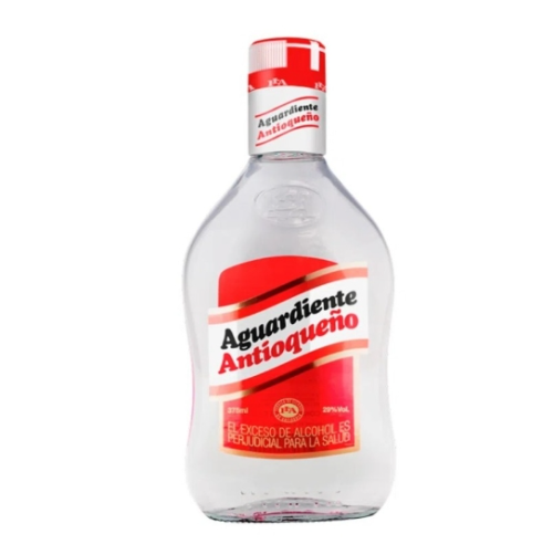 Aguardiente Rojo Media x 375 ml