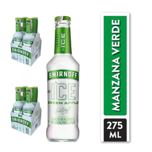 Coctel Smirnoff Manzana Verde x 275 ml