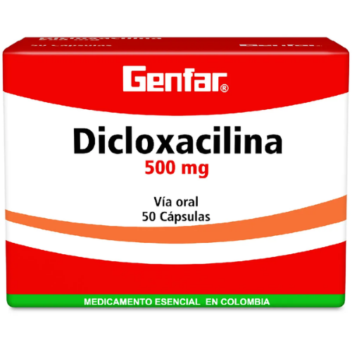Genfar Dicloxacilina x 500  mg