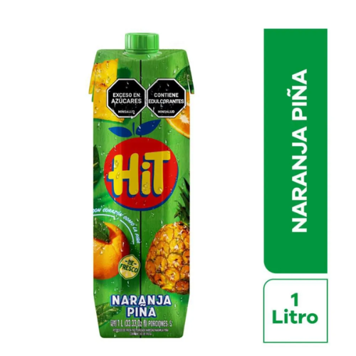 Jugo Hit Piña Naranja Caja Litro