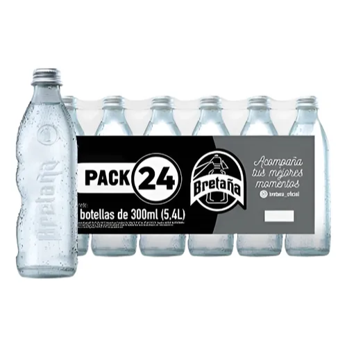 Display  Bretaña Vidrio 300 ml x 24 Uds