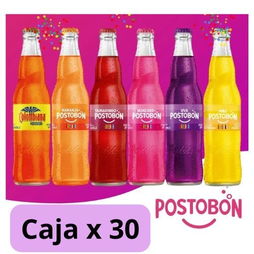 Display Caja Postobon Retornable 350 ml x 30 Uds