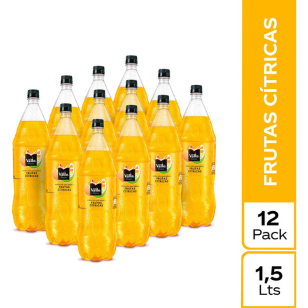 Display Jugo del Valle 1.5 Litros x 12 Uds
