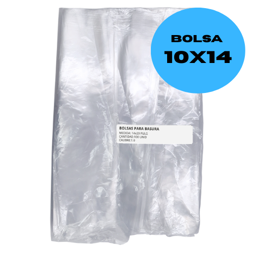 Bolsa Transparente 10x14