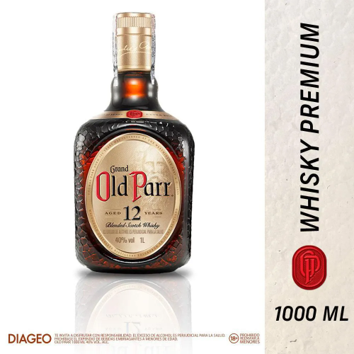 Old Parr 12 años Litro x 1000 ml