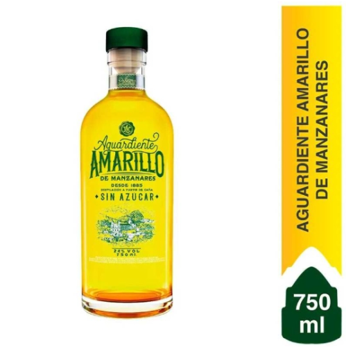 Aguardiente Amarillo Botella x 750 ml