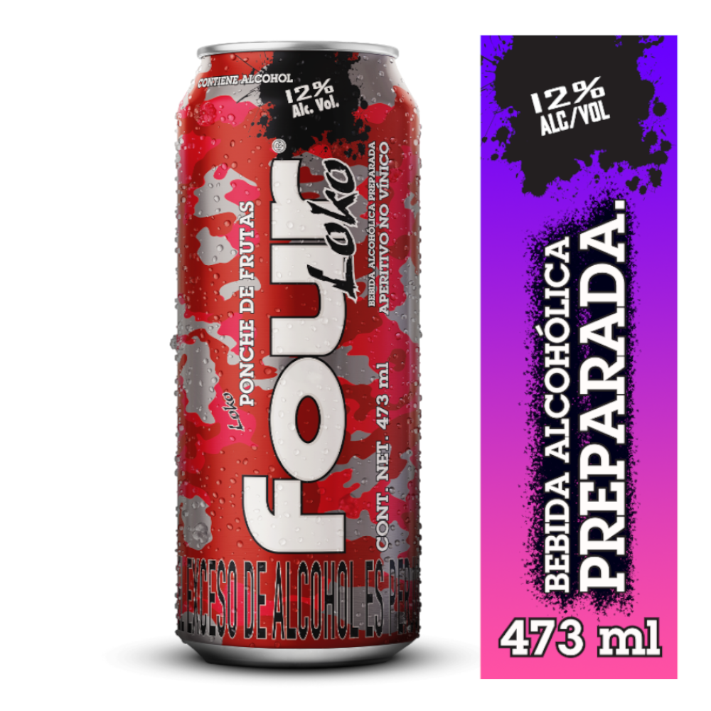 Coctel Four Loko Ponche de Frutas