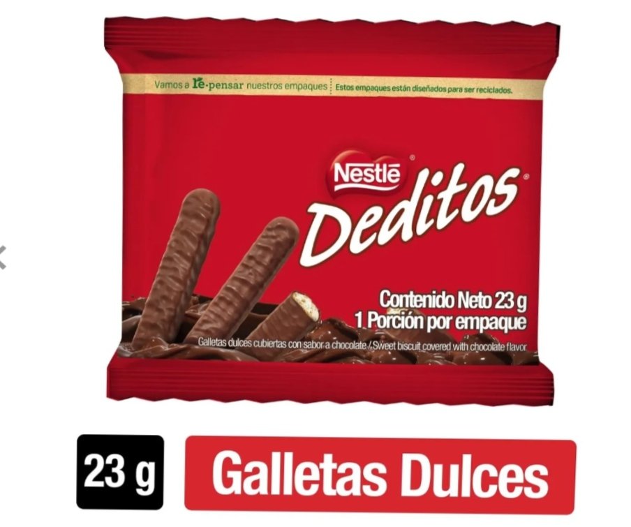 Deditos Chocolate Nestle