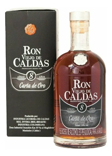 Ron Caldas 8 años Botella x 750 ml