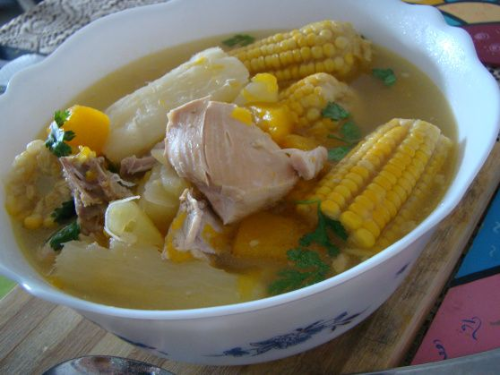 hervido de gallina