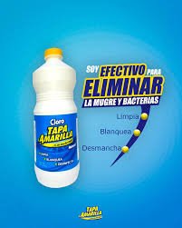 Cloro tapa amarilla 1l