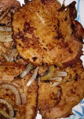 chuleta ahumada comida