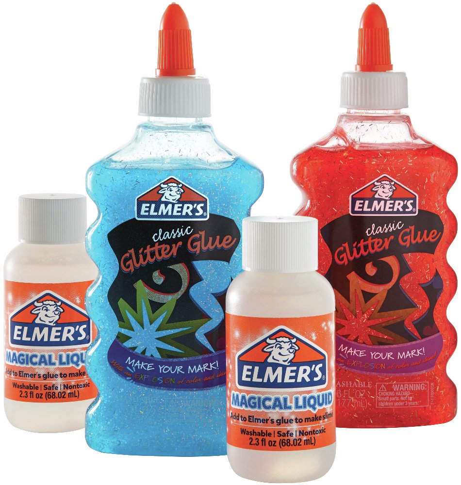 ELMERS GLITTER GLUE Y MAGICAL LIQUIDO COMBO