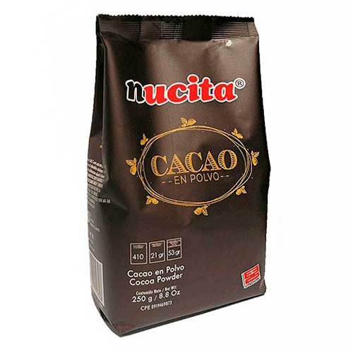 Nucita cacao en polvo