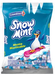 caramelo snow mint colombina