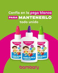 Pega blanca bambary 40gr *24 unidades