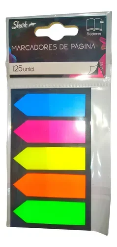 banderita de notas studmark brillante 5 colores