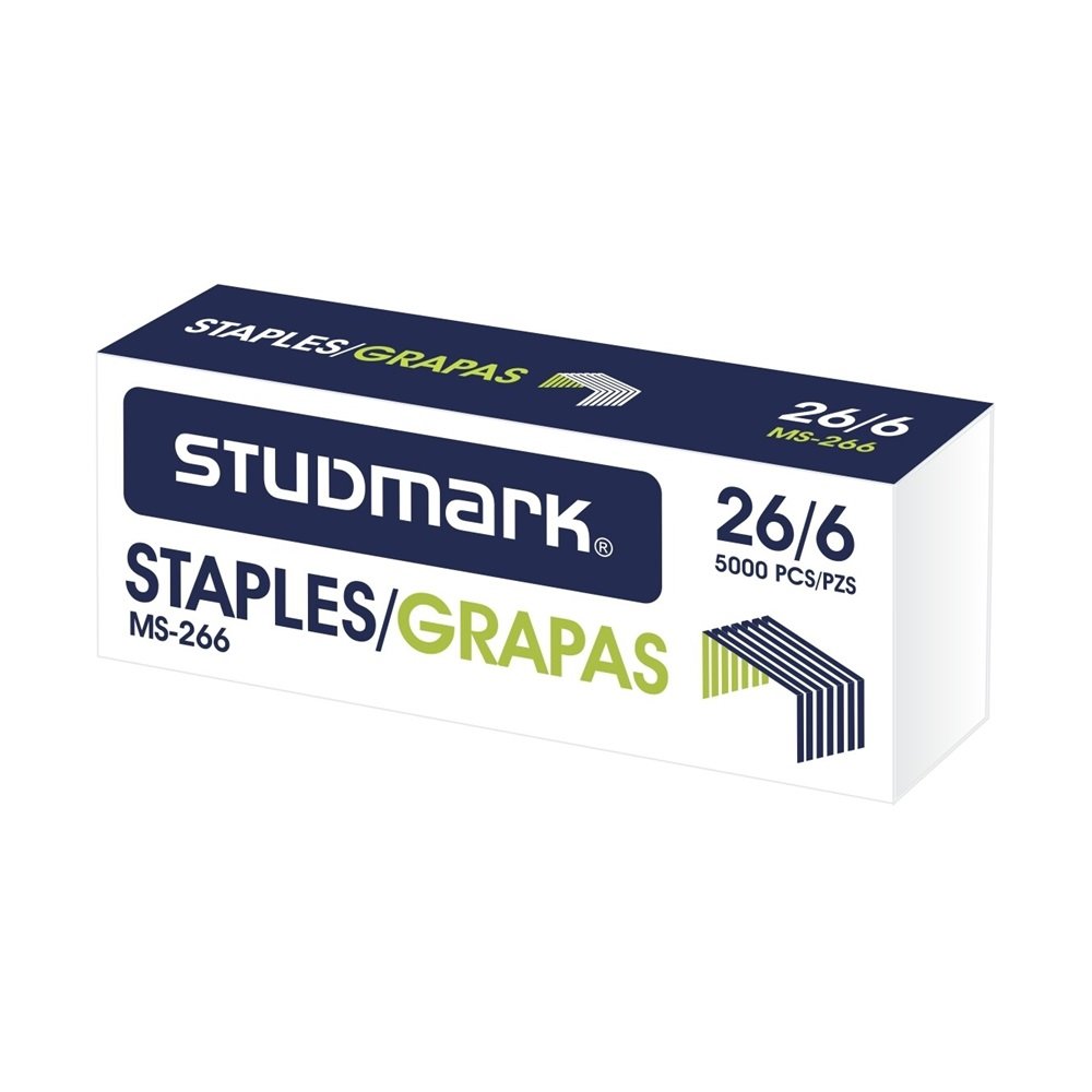 Grapas lisas studmark 26/6 1000 piezas