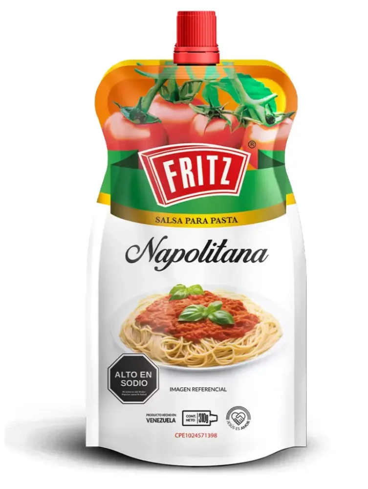 salsa para pasta napolitana fritz