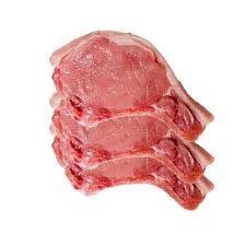 Chuleta de cochino fresca
