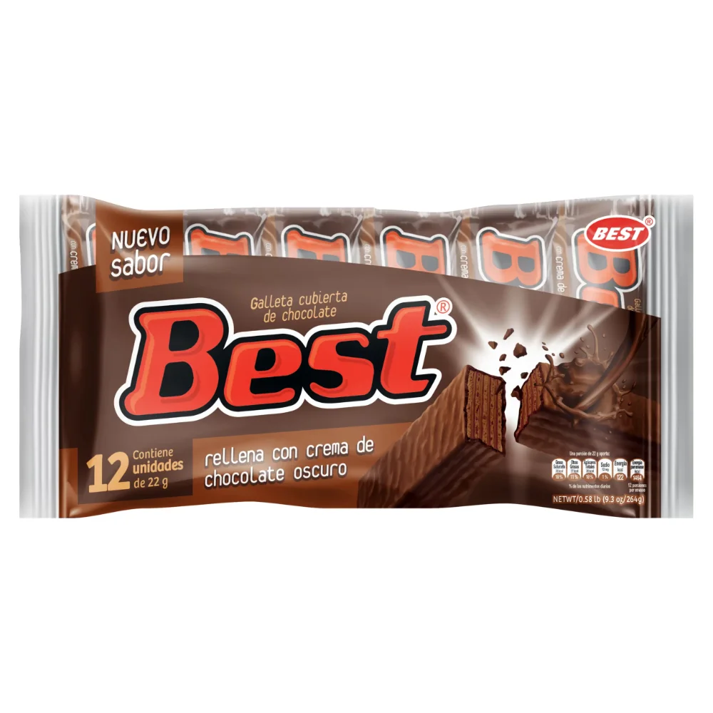 GALLETAS BEST CHOCOLATE UND