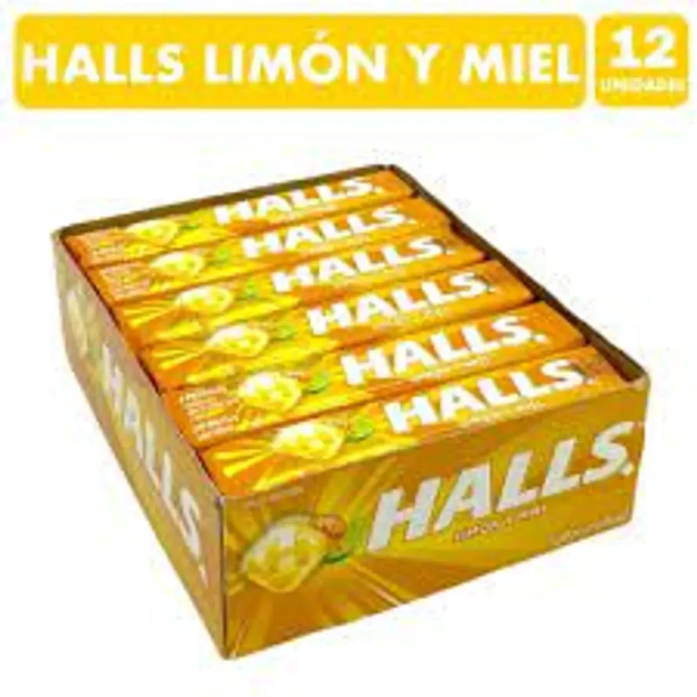 CONFITES HALLS LIMON CON MIEL