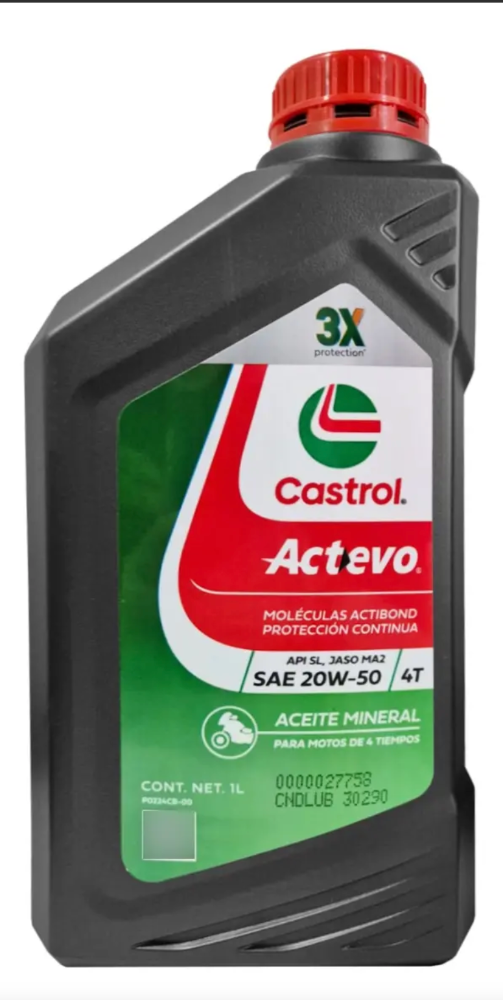 aceite castrol actevo (gris)