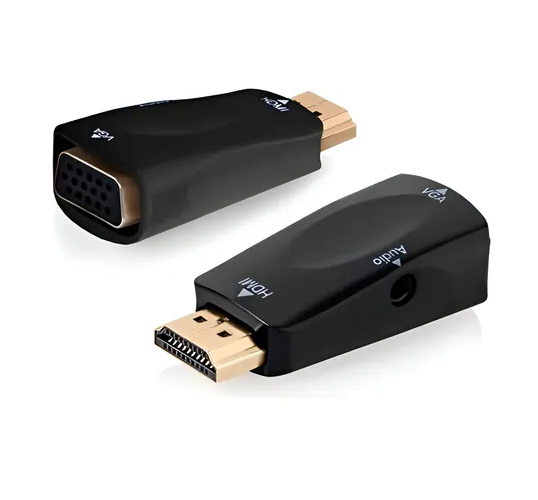 CONVERTIDOR HDMI A VGA CON AUDIO CAJA