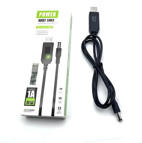 POWER BOOST 12V CABLE USB 1 AMP