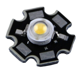 LED BLANCO 1 W CON DISIPADOR DE CALOR