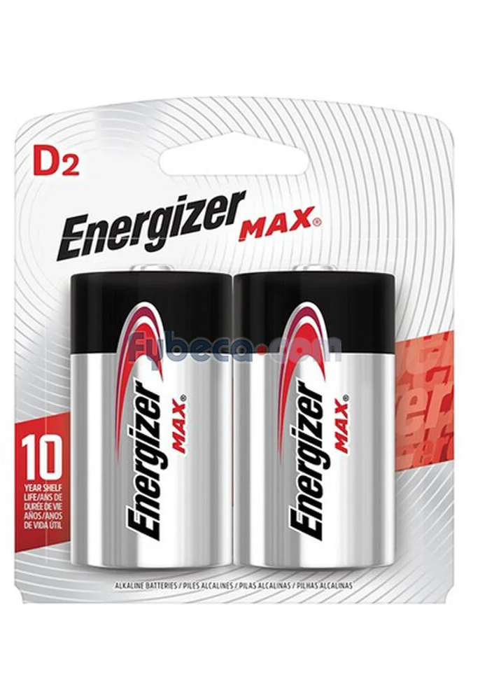 PILA ENERGIZER D2 CALEFON X2