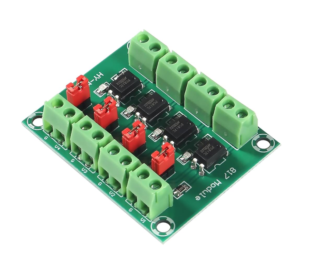 PLACA OPTO ACOPLADOR PC 817  4 CANALES             E6   10/2