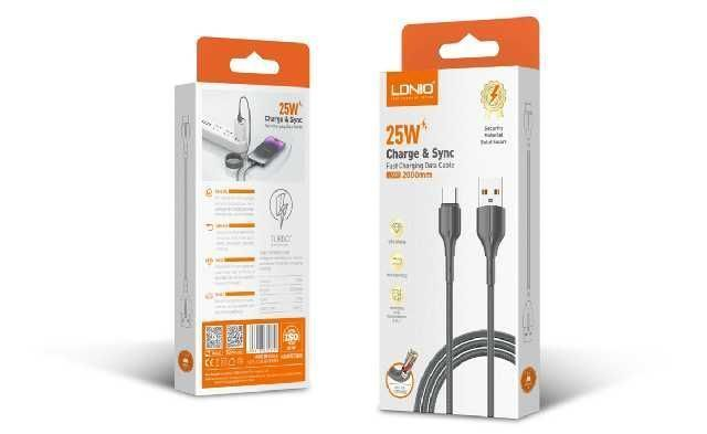 CABLE USB TIPO V8 2000mm 25 W