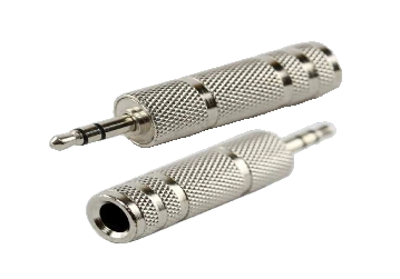 ADAPTADOR ESTEREO 1/4 HEMBRA A 3,5mm METALICO         2E   61/3