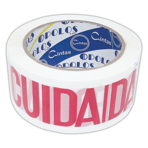 CINTA EMBALAJE CUIDADO FRAGIL 48MM X 72 M