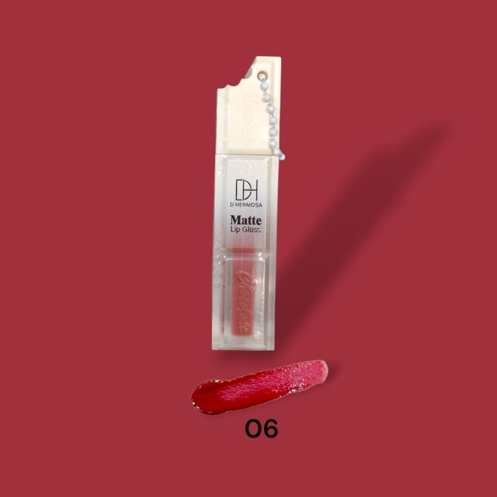 LABIAL LIP GLOSS MATTE #06 D'HERMOSA CHOCOLATE
