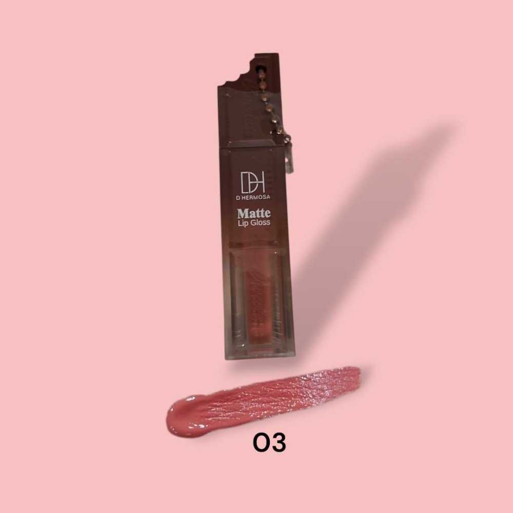 LABIAL LIP GLOSS MATTE #03 D'HERMOSA CHOCOLATE